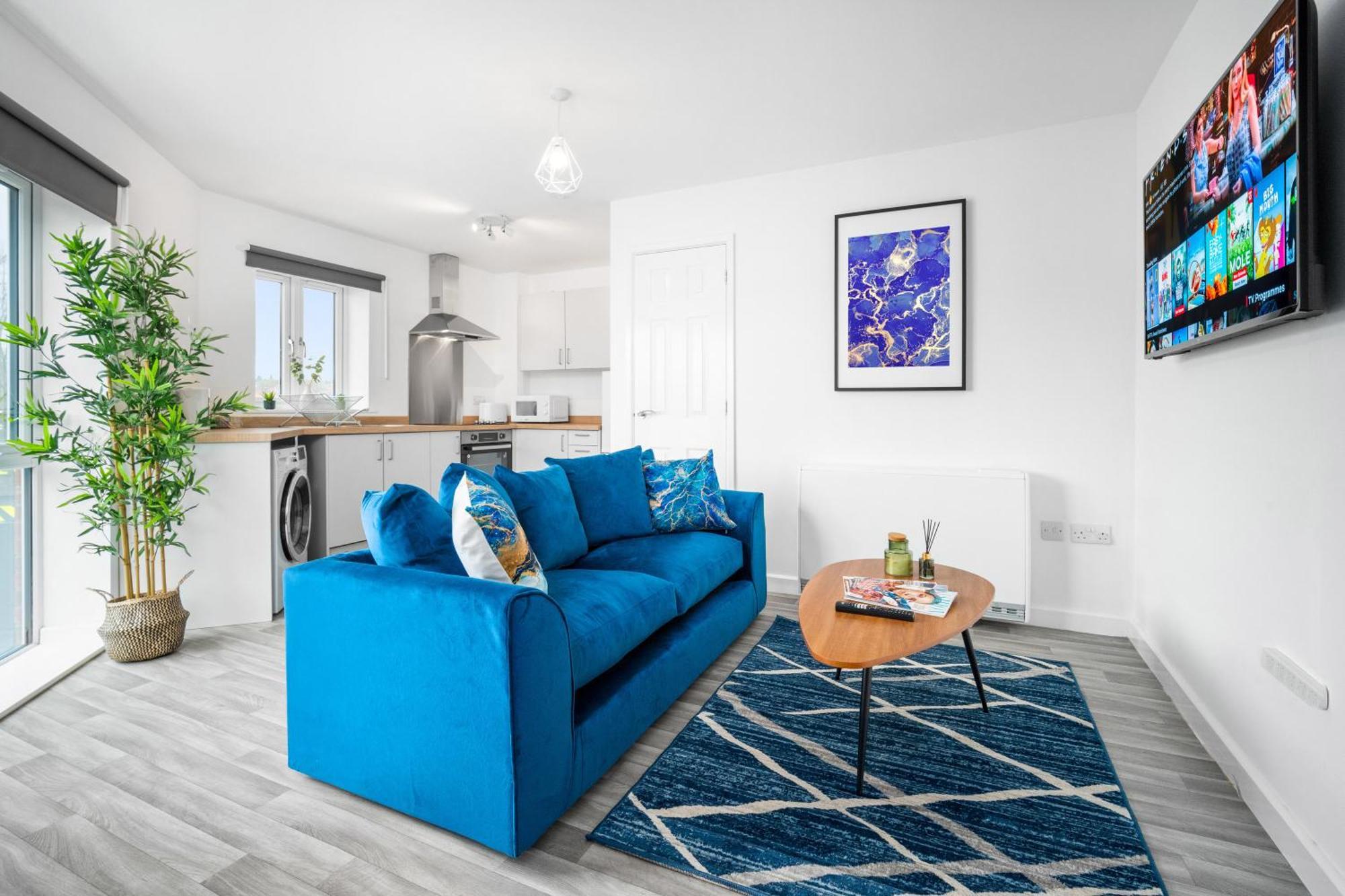 New 2 Bedroom Deluxe Apartment - Parking - Wifi & Netflix - Top Rated - 50C Cradley Heath Exterior foto
